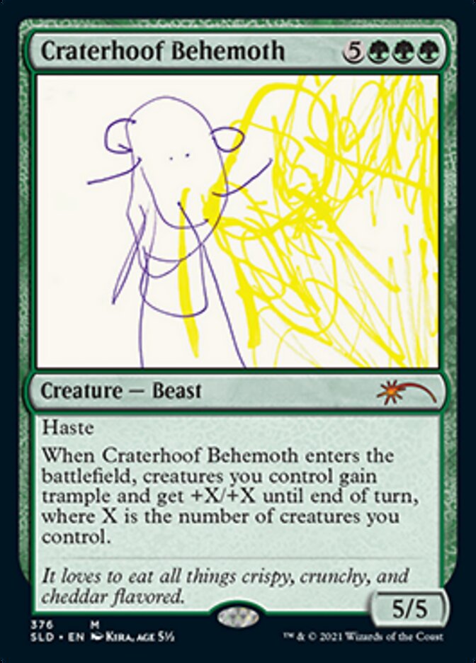Craterhoof Behemoth (376) [Secret Lair Drop Series] | Good Games North