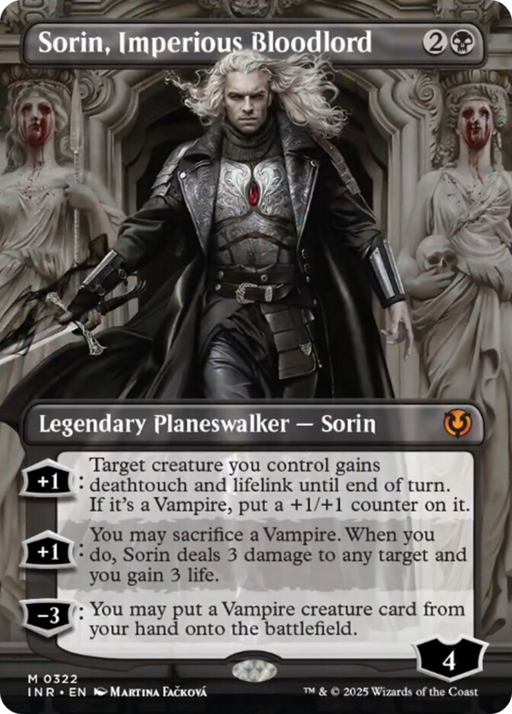 Sorin, Imperious Bloodlord (Borderless) [Innistrad Remastered] | Good Games North