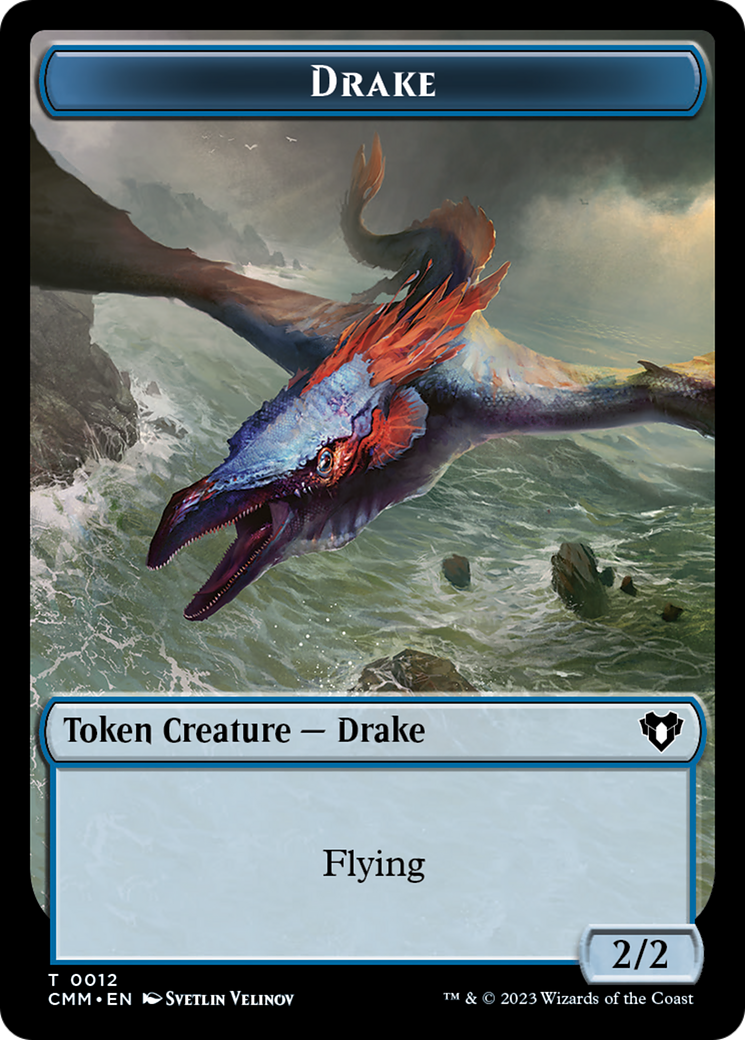 Drake Token [Commander Masters Tokens] | Good Games North