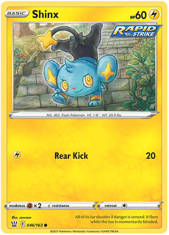 Shinx (046/163) [Sword & Shield: Battle Styles] | Good Games North