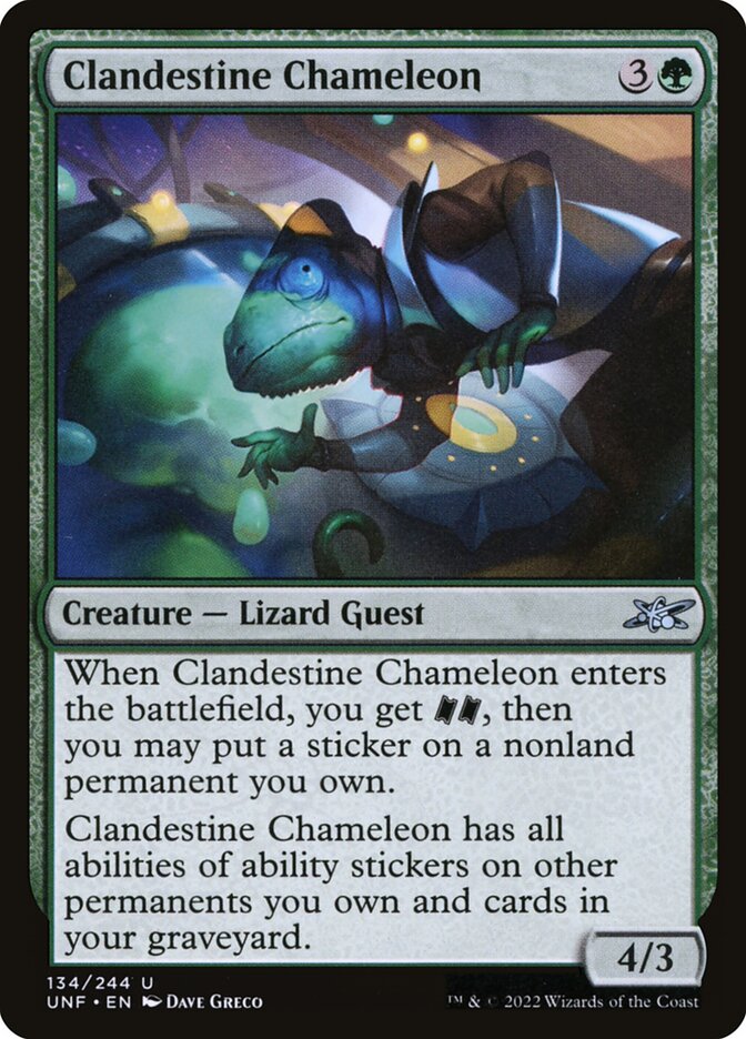 Clandestine Chameleon (Unfinity)  - undefined | Good Games North
