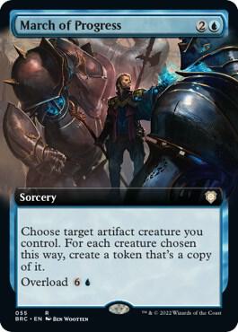March of Progress Extended Art (Commander: The Brothers' War)  | Good Games North