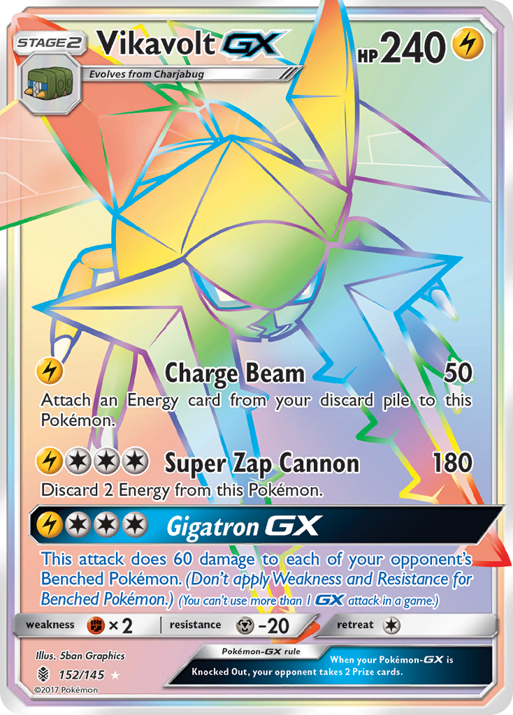 Vikavolt GX (152/145) [Sun & Moon: Guardians Rising] | Good Games North