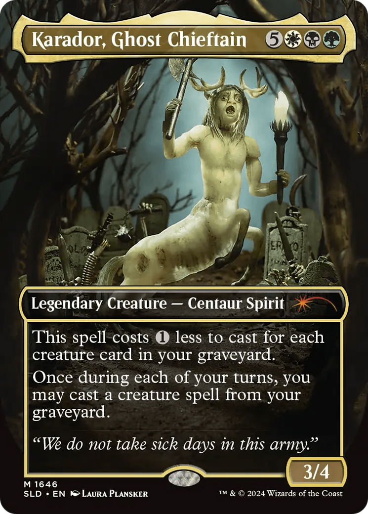Karador, Ghost Chieftain (Rainbow Foil) [Secret Lair Drop Series] | Good Games North