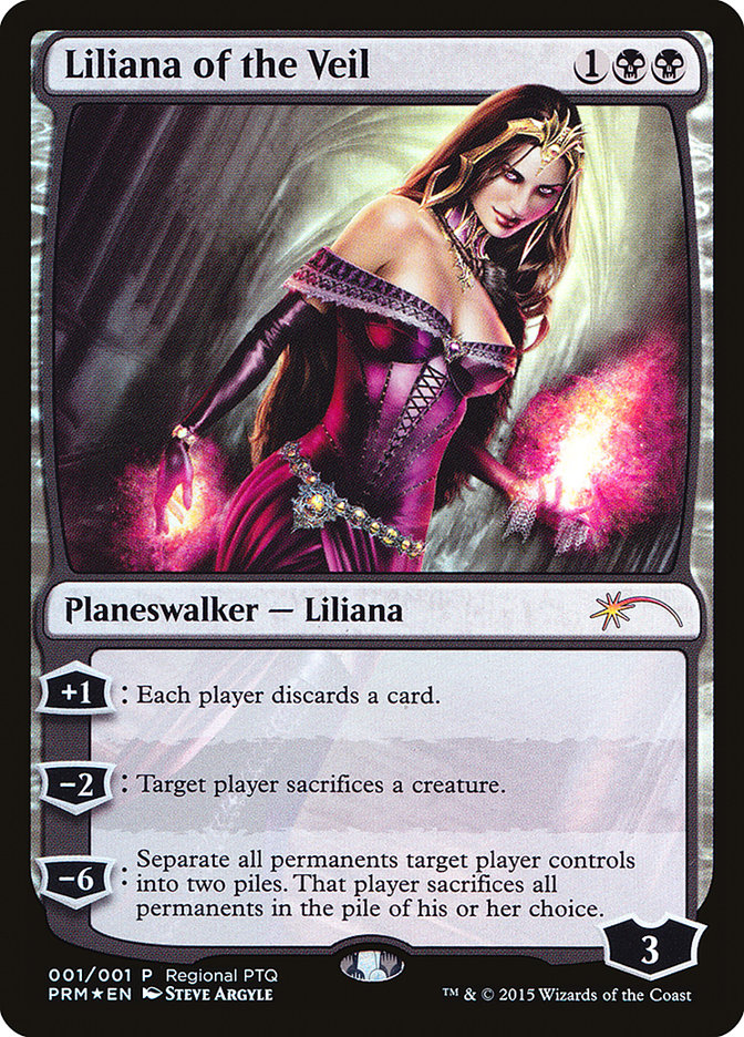 Liliana of the Veil (Regional PTQ) [Pro Tour Promos] | Good Games North