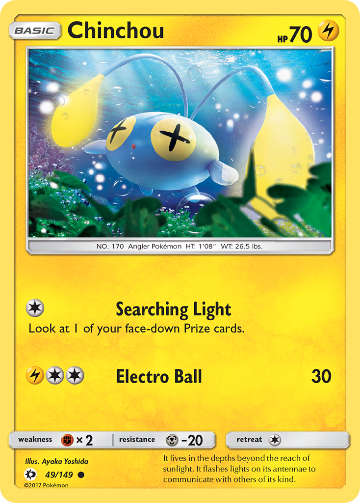 Chinchou (49/149) [Sun & Moon: Base Set] | Good Games North
