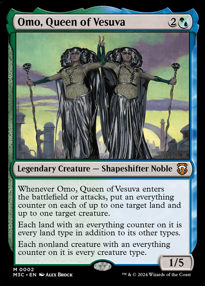 Omo, Queen of Vesuva (Commander: Modern Horizons 3)  - Foil | Good Games North
