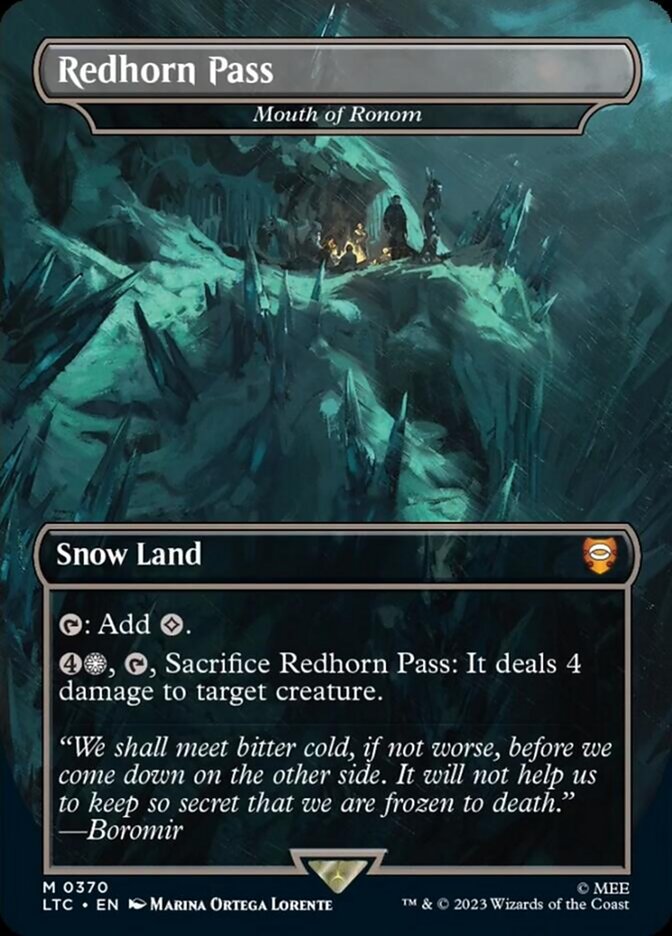Mouth of Ronom - Redhorn Pass [The Lord of the Rings: Tales of Middle-Earth Commander] | Good Games North