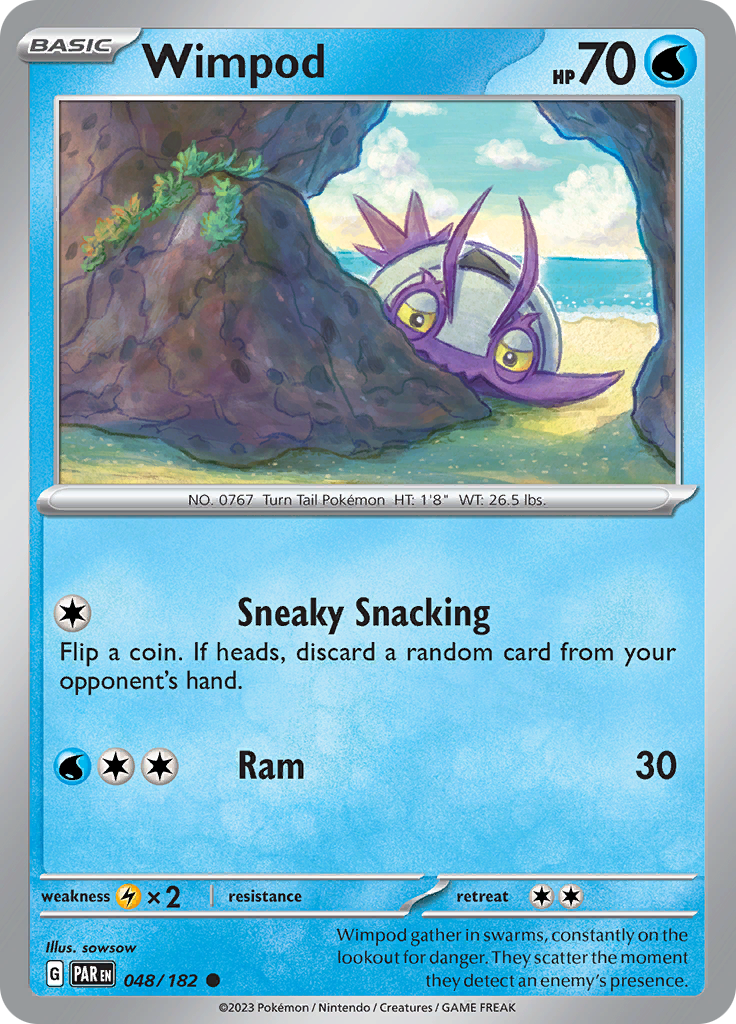 Wimpod (048/182) [Scarlet & Violet: Paradox Rift] | Good Games North