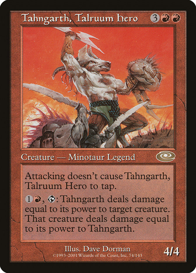 Tahngarth, Talruum Hero (Planeshift)  - Foil | Good Games North