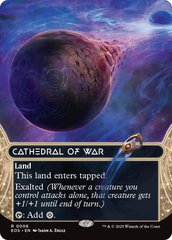 Cathedral of War  6/45 (Edge of Eternities: Stellar Sights)  - Borderless | Good Games North