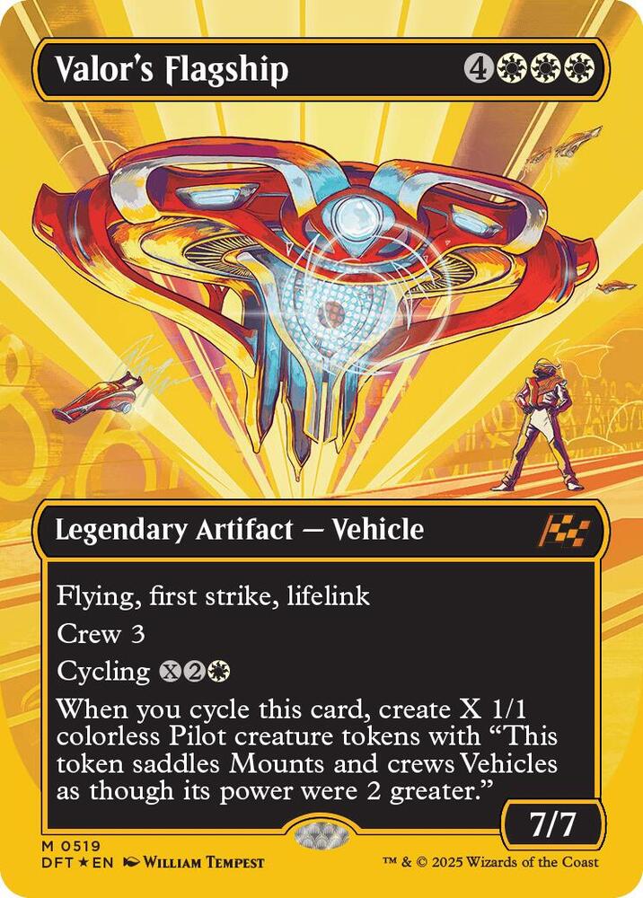 Valors Flagship Borderless First Place Foil (Aetherdrift)  - Foil | Good Games North