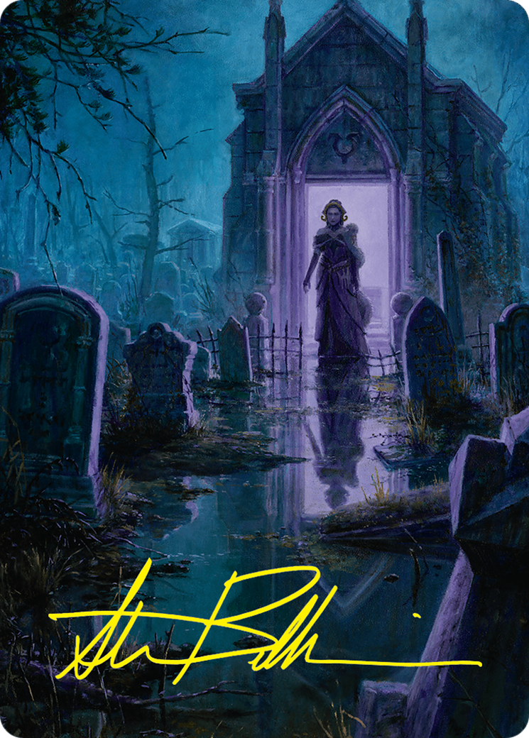 Swamp Art Card (23/54) (Gold-Stamped Signature) [Foundations Art Series] | Good Games North