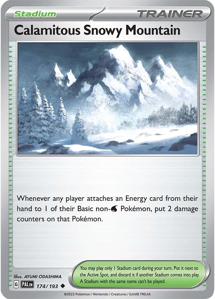 Calamitous Snowy Mountain (174/193) [Scarlet & Violet: Paldea Evolved] | Good Games North