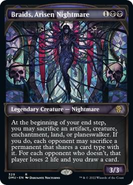 Braids Arisen Nightmare Textured Foil 329 (Dominaria United)  - Foil | Good Games North