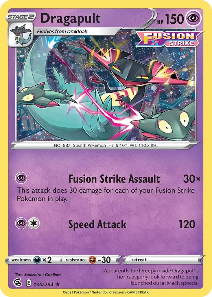 Dragapult (130/264) (Cosmos Holo) [Sword & Shield: Fusion Strike] | Good Games North