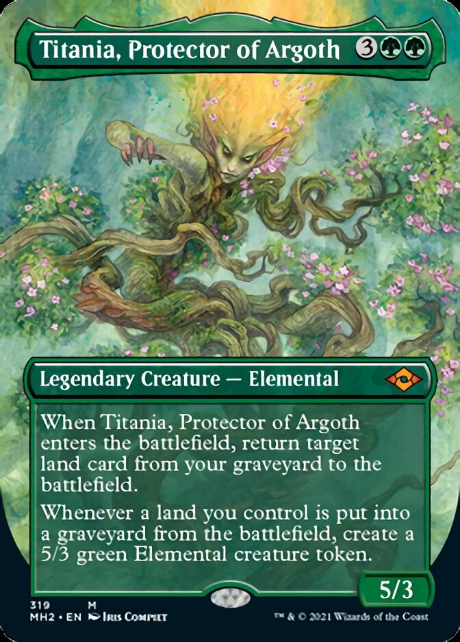 Titania, Protector of Argoth (Borderless Alternate Art) [Modern Horizons 2] | Good Games North
