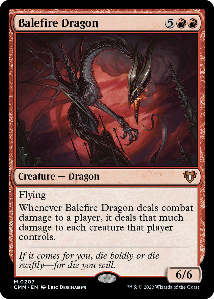 Balefire Dragon [Commander Masters] | Good Games North