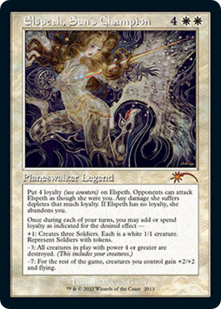 Elspeth, Sun's Champion 2013 (Secret Lair Countdown Kit)  - Retro | Good Games North