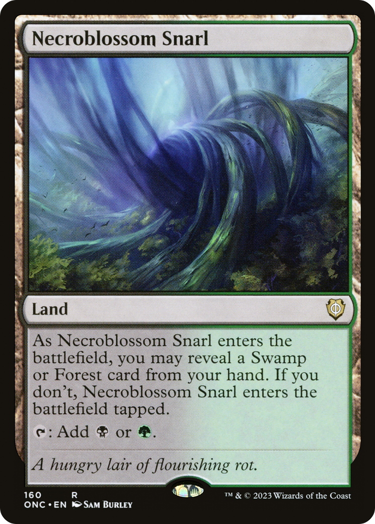 Necroblossom Snarl [Phyrexia: All Will Be One Commander] | Good Games North