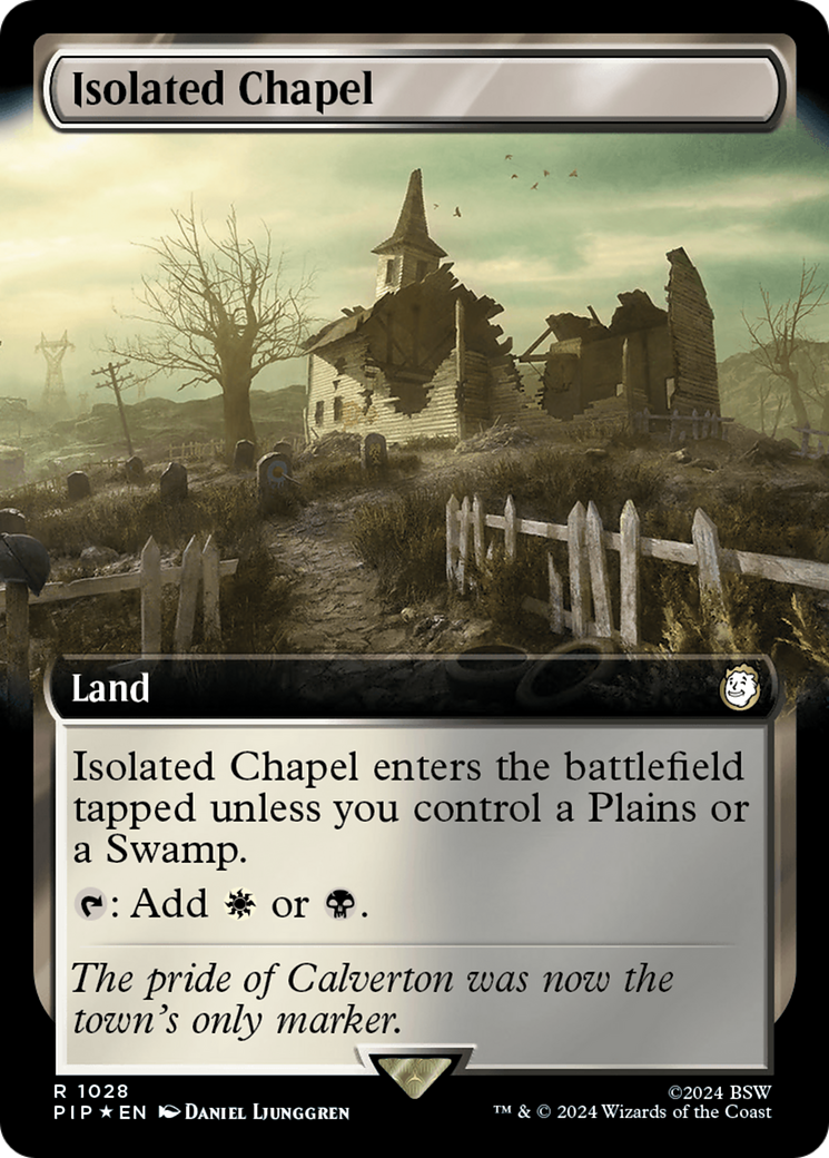 Isolated Chapel (Extended Art) (Surge Foil) [Fallout] | Good Games North
