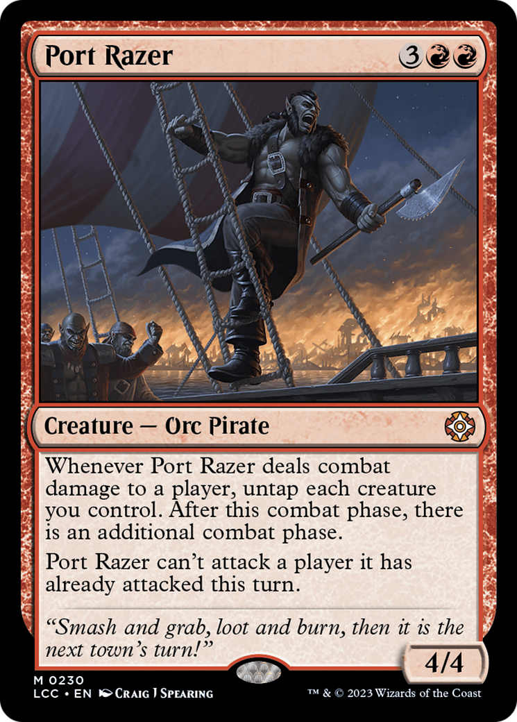 Port Razer [The Lost Caverns of Ixalan Commander] | Good Games North