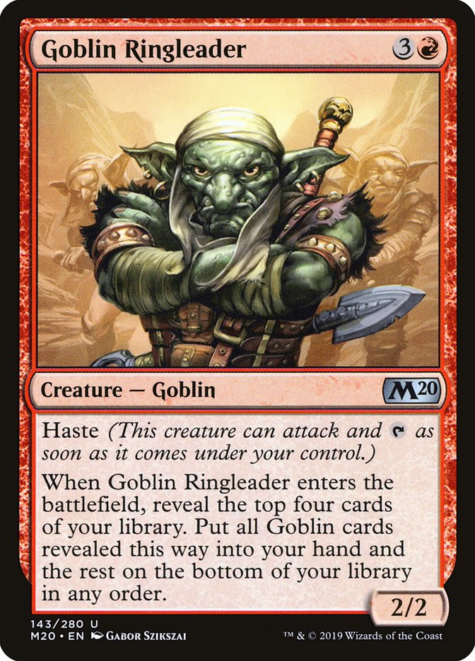 Goblin Ringleader 143/280 (Core Set 2020)  | Good Games North