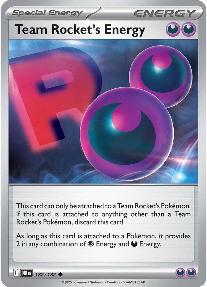 Team Rocket's Energy 182/182 (SV10: Destined Rivals)  | Good Games North