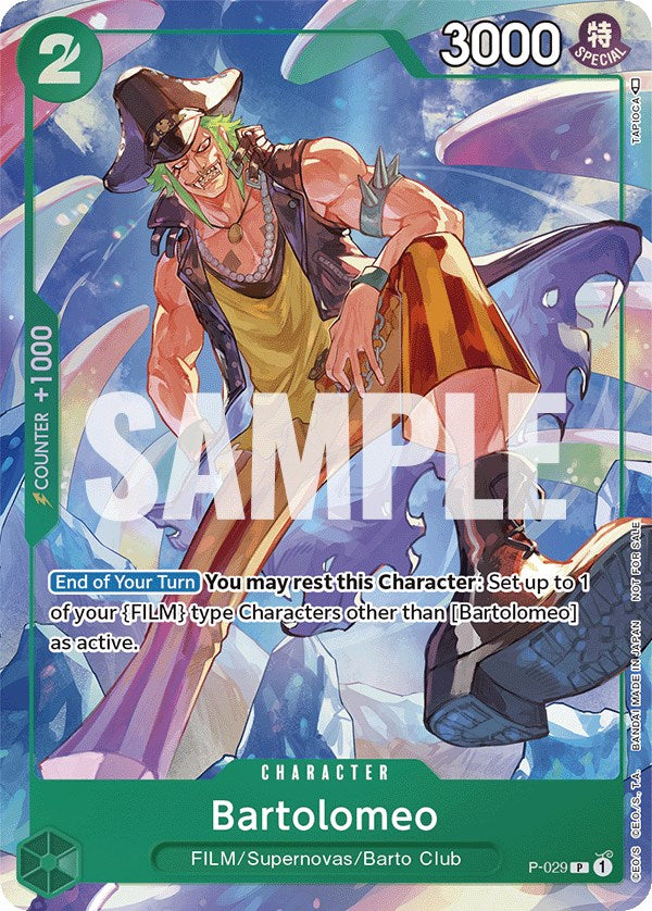 Bartolomeo (Event Pack Vol. 1) [One Piece Promotion Cards] | Good Games North