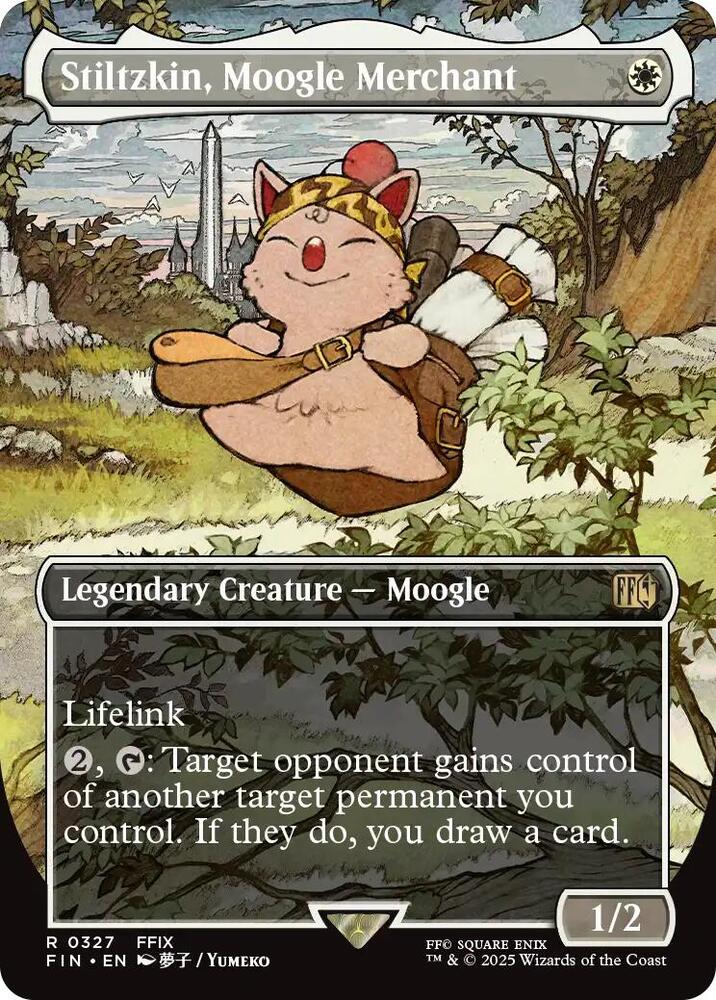 Stiltzkin Moogle Merchant Borderless (FINAL FANTASY)  - Foil | Good Games North