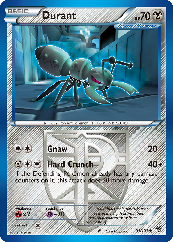 Durant (91/135) [Black & White: Plasma Storm] | Good Games North