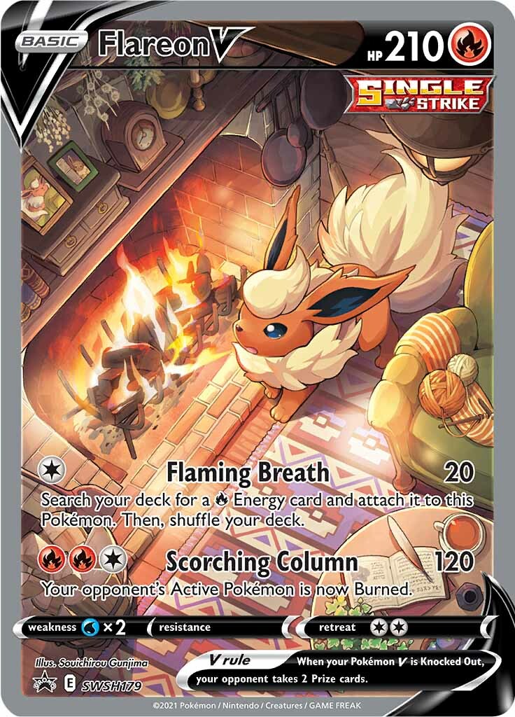 Flareon V (SWSH179) [Sword & Shield: Black Star Promos] | Good Games North