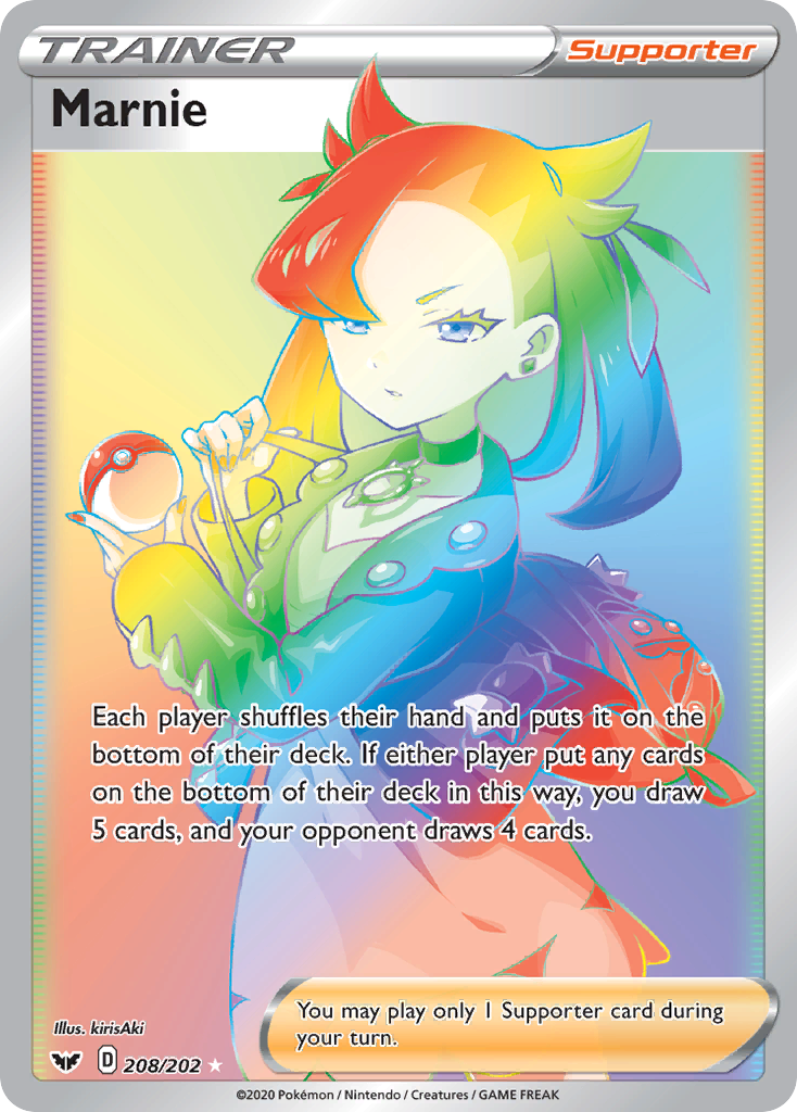 Marnie (208/202) [Sword & Shield: Base Set] | Good Games North