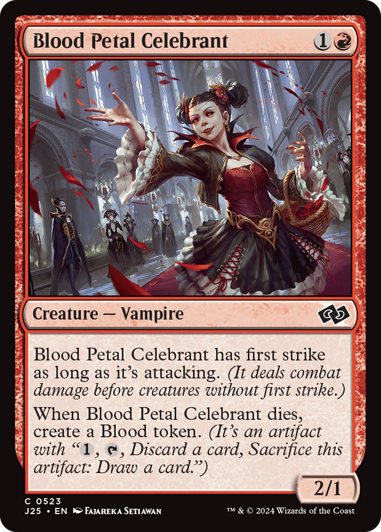 Blood Petal Celebrant [Foundations Jumpstart] | Good Games North
