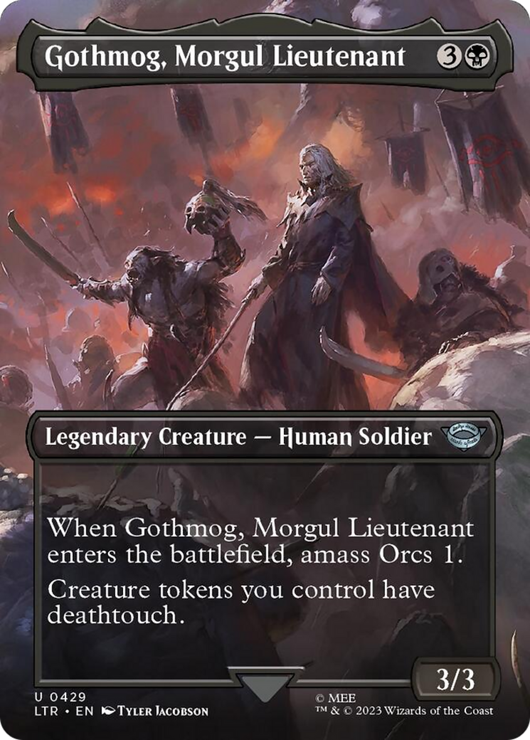 Gothmog, Morgul Lieutenant (Borderless Alternate Art) [The Lord of the Rings: Tales of Middle-Earth] | Good Games North