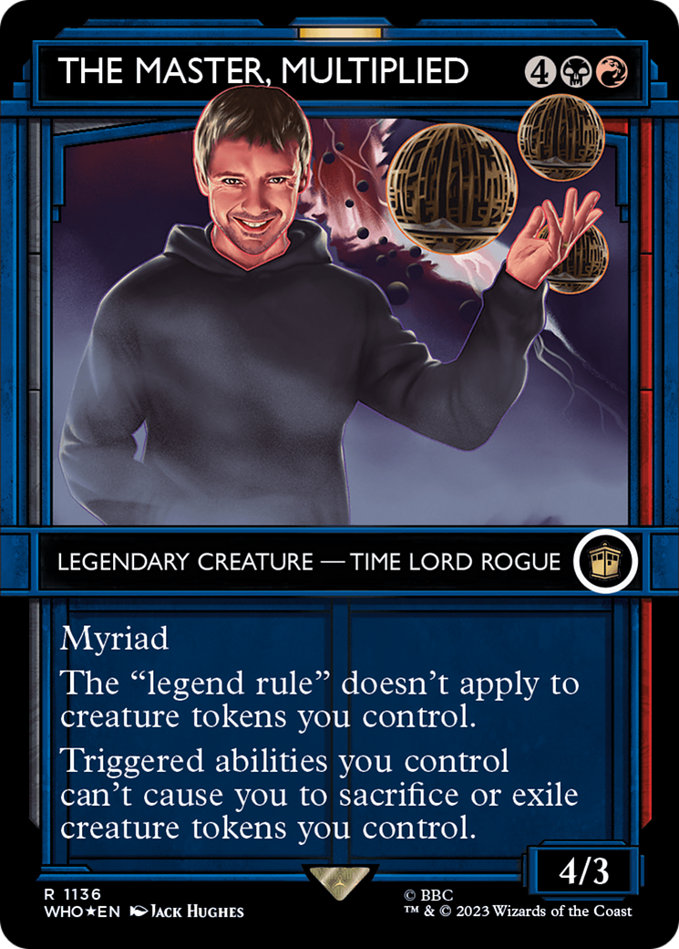 The Master, Multiplied (Showcase) (Surge Foil) [Doctor Who] | Good Games North