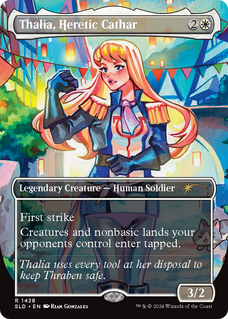 Thalia, Heretic Cathar (Rainbow Foil) [Secret Lair Drop Series] | Good Games North