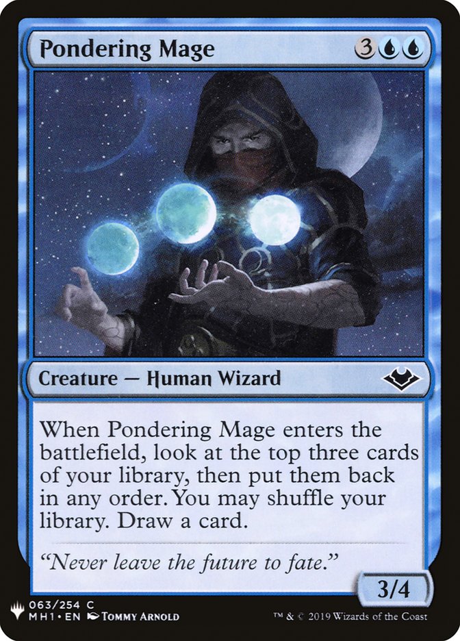 Pondering Mage [Mystery Booster] | Good Games North