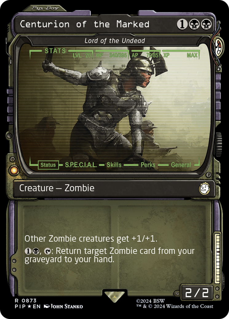 Centurion of the Marked - Lord of the Undead (Showcase) (Surge Foil) [Fallout] | Good Games North