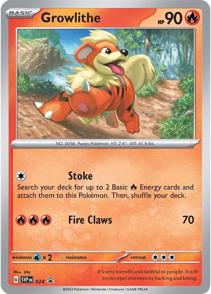 Growlithe (024) [Scarlet & Violet: Black Star Promos] | Good Games North