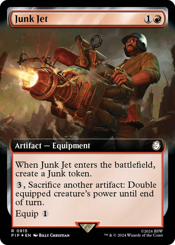 Junk Jet (Extended Art) (Surge Foil) [Fallout] | Good Games North