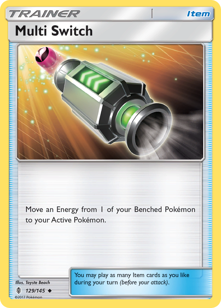 Multi Switch (129/145) [Sun & Moon: Guardians Rising] | Good Games North
