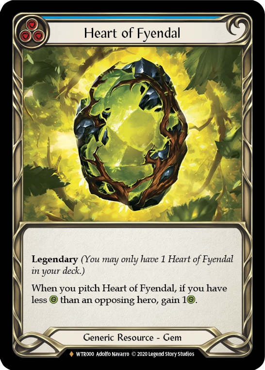 Heart of Fyendal [U-WTR000] (Welcome to Rathe Unlimited)  Unlimited Rainbow Foil | Good Games North