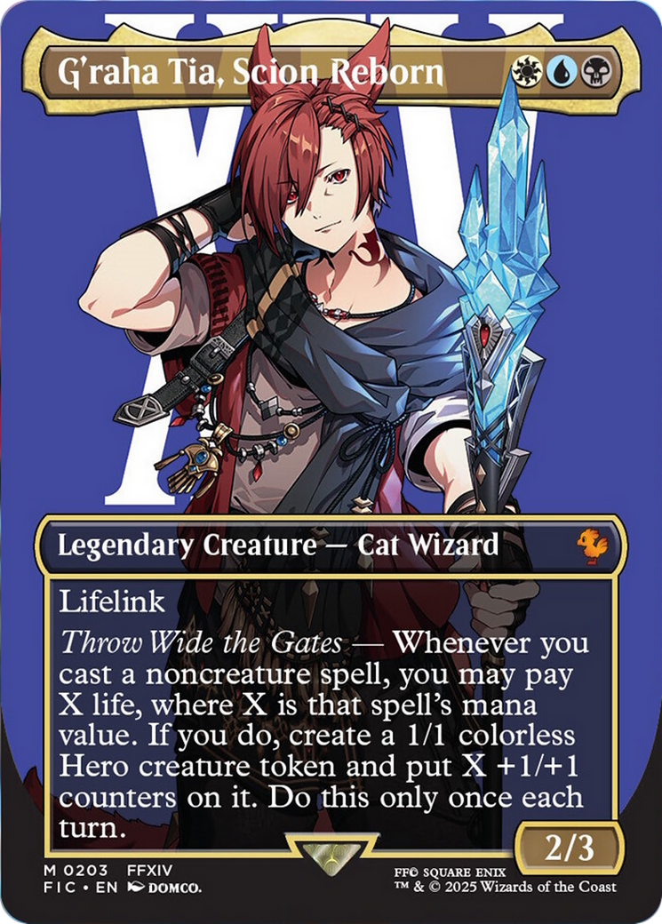 G'raha Tia, Scion Reborn (Borderless) [FINAL FANTASY Commander] | Good Games North