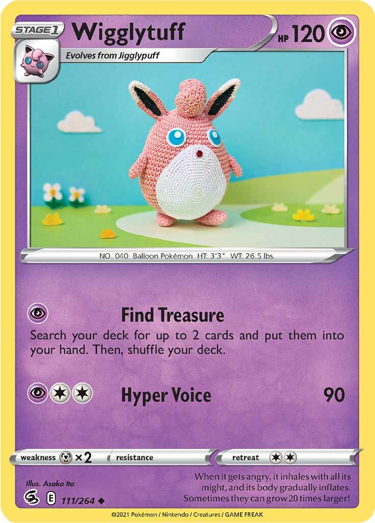 Wigglytuff (111/264) [Sword & Shield: Fusion Strike] | Good Games North