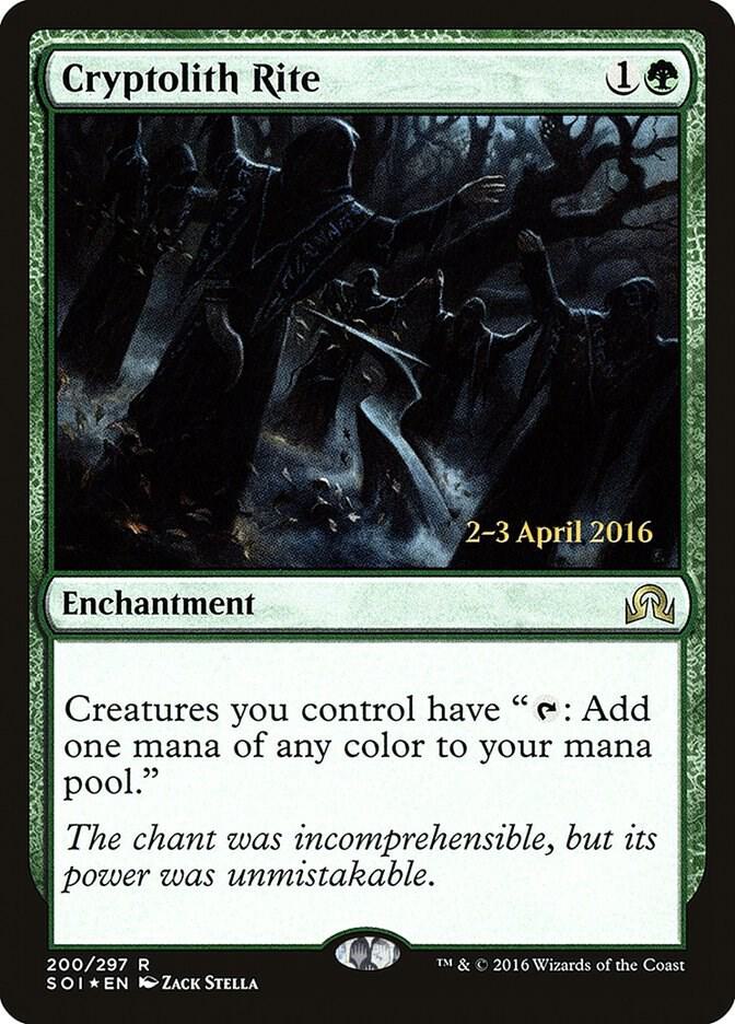 Cryptolith Rite (Prerelease Cards)  - Foil | Good Games North