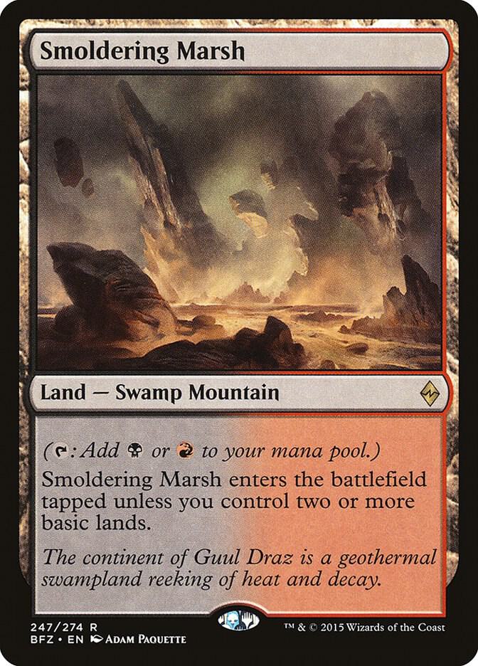Smoldering Marsh (Battle for Zendikar)  | Good Games North