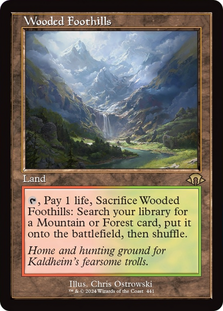 Wooded Foothills (Retro) [Modern Horizons 3] | Good Games North