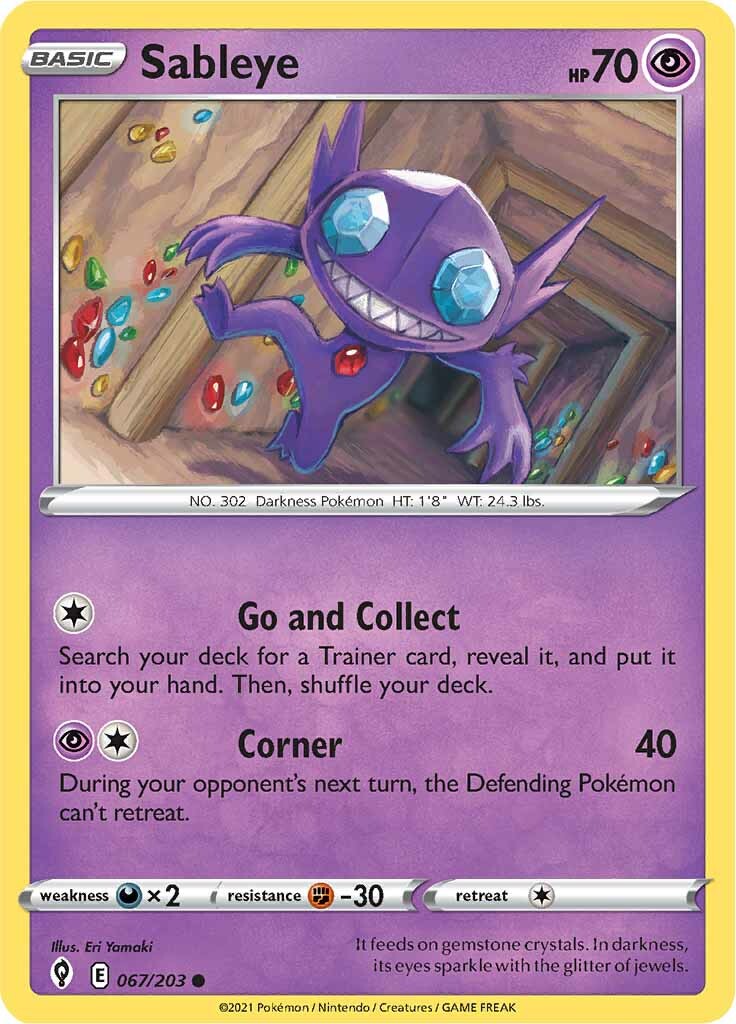 Sableye (067/203) [Sword & Shield: Evolving Skies] | Good Games North