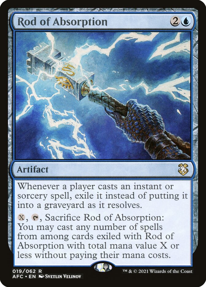 Rod of Absorption 19 (Commander: Adventures in the Forgotten Realms)  | Good Games North
